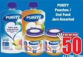 Purity - Pouches / 2nd Food Jars Assorted