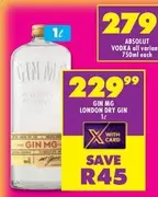 Absolut - VODKA