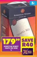 Robertson Winery - CHAPEL RED WINE