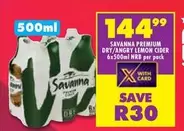 Savanna - PREMIUM DRY/ANGRY LEMON CIDER