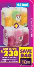 Smirnoff - ICE PINE/ BERRY TWIST SPIRIT COOLER