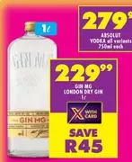 Absolut - VODKA
