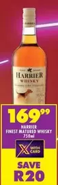 Harrier - FINEST MATURED WHISKY