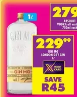 Absolut - LONDON DRY GIN