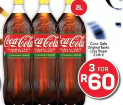 Coca cola - Original Taste Less Sugar