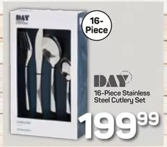 16-Piece Stainless Steel Cutlery Set