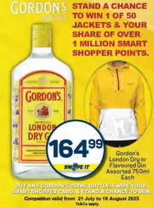 Gordon's - London Dry or Flavoured Gin