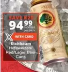 Hefeweizen/ Red/Lager Beer Cans