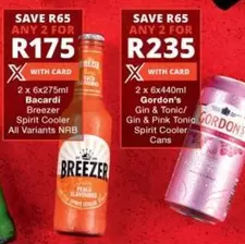 Bacardi - Breezer, Gin & Tonic