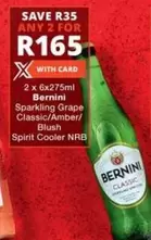 Bernini - Sparkling Grape Classic/Amber/Blush Spirit Cooler NRB