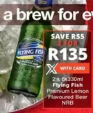 Flying Fish -  Premium Lemon Flavoured Beer NRB