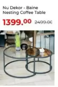Nesting Coffee Table