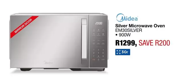 Silver Microwave Oven EM30SILVER