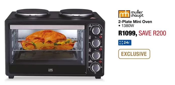 Mini - 2-Plate  Oven