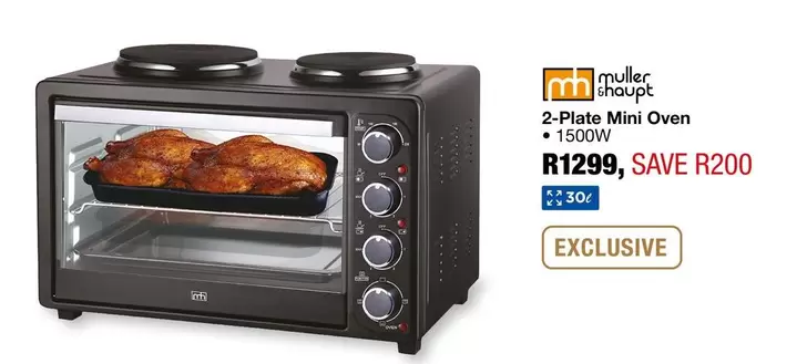 Mini - 2-Plate  Oven