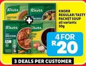 Knorr - REGULAR/TASTY PACKET SOUP