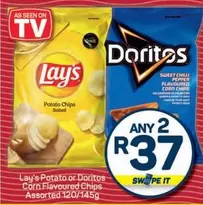 Lay's - Potato or Corn Flavoured Chips