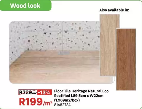 Floor Tile Heritage Natural Eco Rectified 