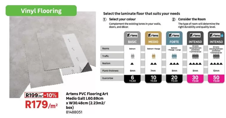 Artens PVC Flooring Art Medio Galt