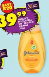 Johnson's - PURE & GENTLE DAILY CARE BABY SHAMPOO