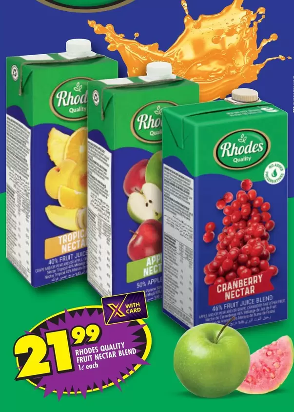 Rhodes - QUALITY FRUIT NECTAR BLEND