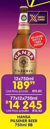 Hansa - PILSENER BEER