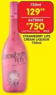 Strawberry Lips - STRAWBERRY LIPS CREAM LIQUEUR