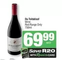 Du Toitskloof - Wine Red Range Only