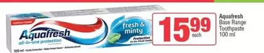 Aquafresh - Base Range Toothpaste