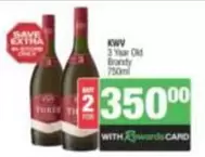 KWV - 3 Year Old Brandy