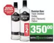 Russian Bear - Triple Distilled Vodka