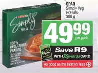 Spar - Simply Veg Prawns