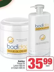 Tissue Oil Lotion or Cream