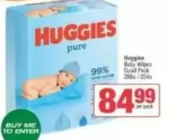 Huggies - Baby Wipes Quad Pack