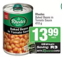 Rhodes - Baked Beans in Tomato Sauce