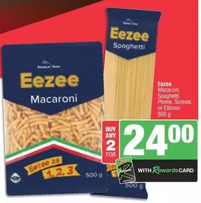 Eezee - Macaroni, Spaghetti, Penne, Screws or Elbows
