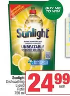 Sunlight - Dishwashing Liquid Refill
