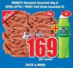 Mama's - Russians Assorted & Soft Drink Assorted