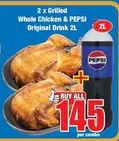 pepsi - Grilled Whole Chicken & Original Drink