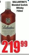 Ballantine's - Blended Scotch Whisky