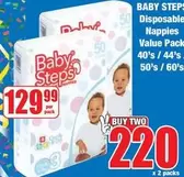 Disposable Nappies Value Pack