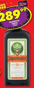 JAGERMEISTER LIQUEUR