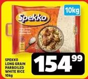 Spekko - LONG GRAIN PARBOILED WHITE RICE