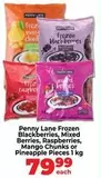 Frozen -  Blackberries, Mixed Berries, Raspberries, Mango Chunks or Pineapple Pieces