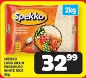 Spekko - LONG GRAIN PARBOILED WHITE RICE