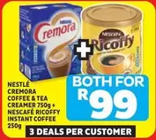 Ricoffy - CREMORA COFFEE & TEA CREAMER + NESCAFÉ RICOFFY INSTANT COFFEE