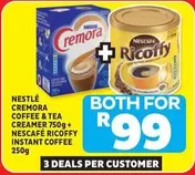 Ricoffy - CREMORA COFFEE & TEA CREAMER + NESCAFÉ RICOFFY INSTANT COFFEE
