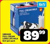 FULL CREAM LONG LIFE MILK