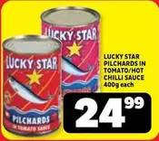 Lucky Star - PILCHARDS IN TOMATO/HOT CHILLI SAUCE