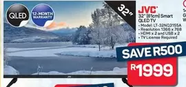 JVC - 32" Smart QLED TV